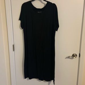 Little black t-Shirt midi dress